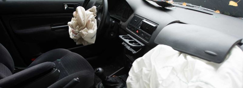 Picture of defective Takata Airbags